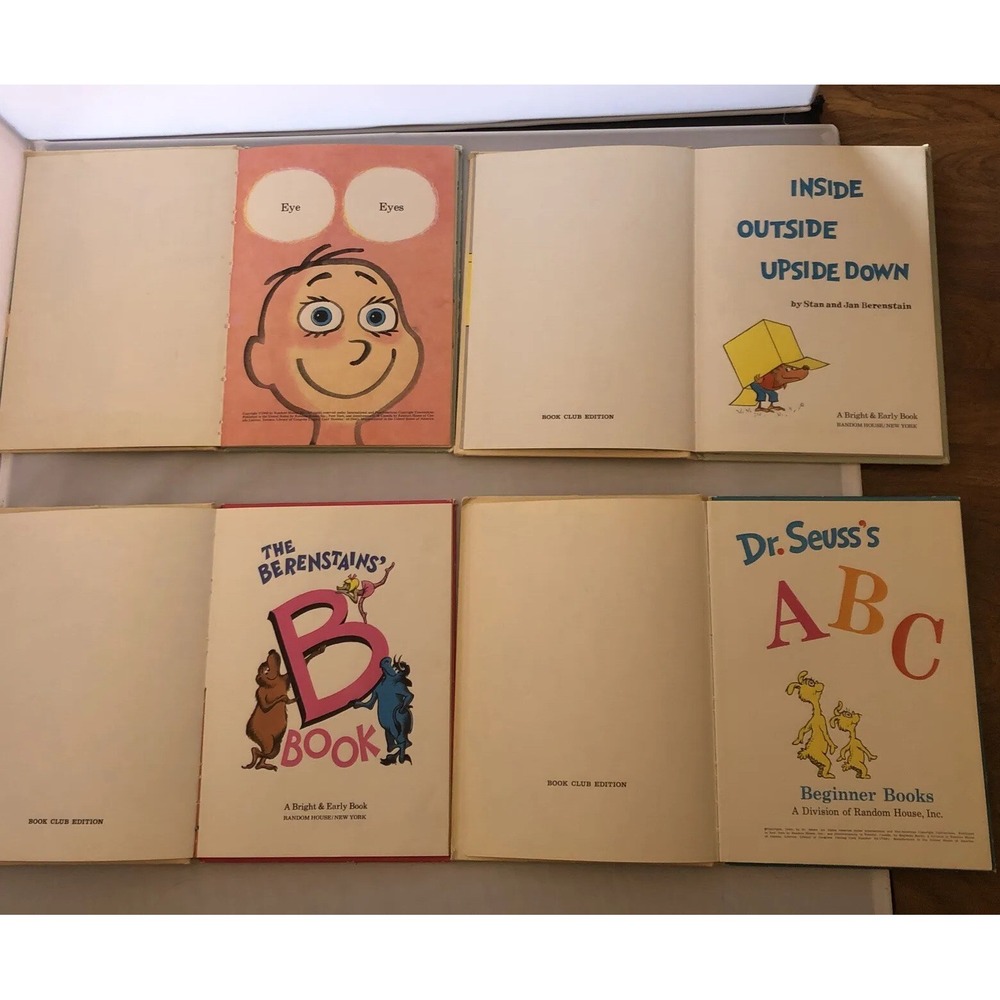 DR. SEUSS BOOK LOTโ OF CHILDREN BOOKS! Beginner Books Bright Book Club Edition 4